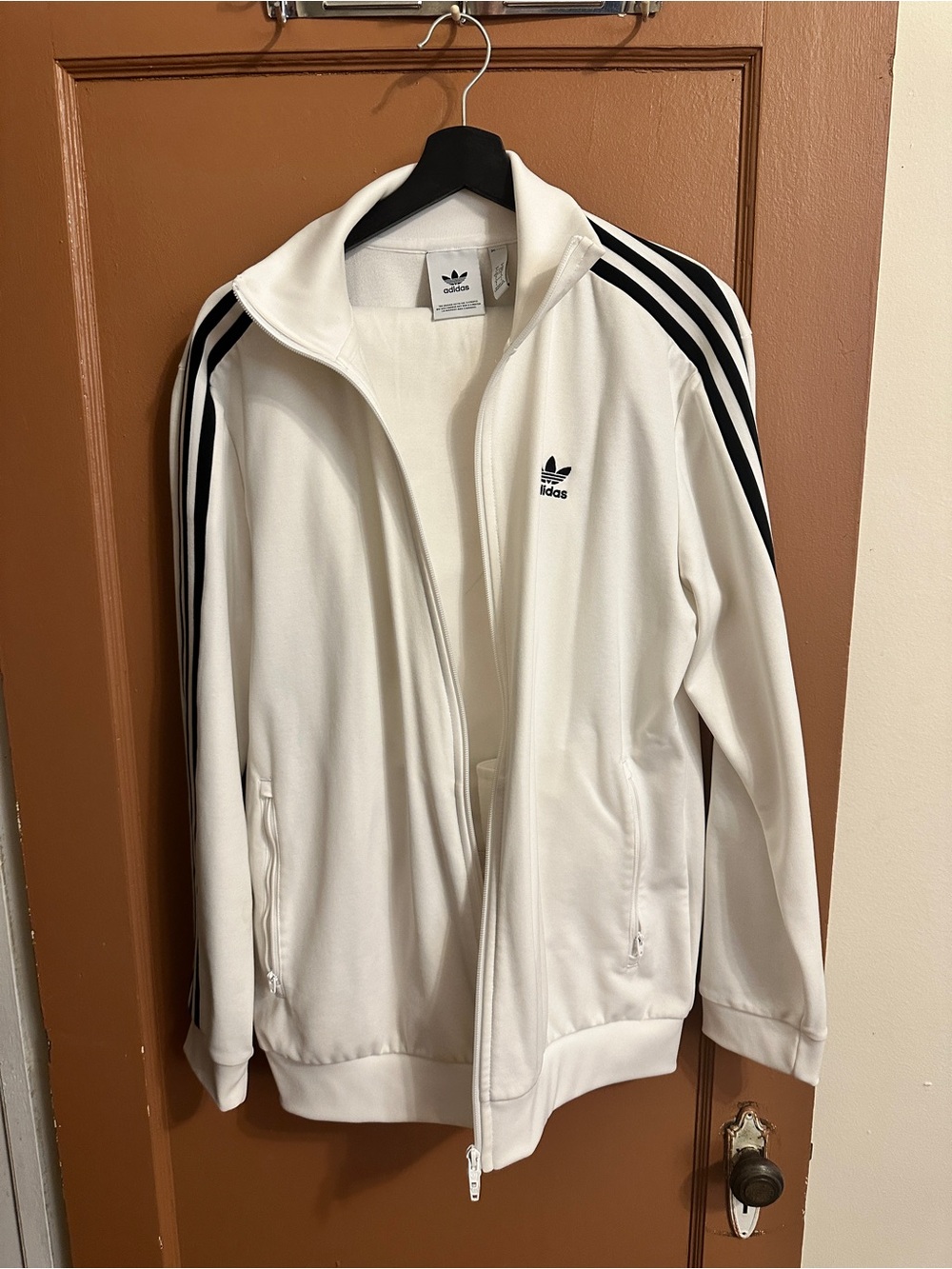 adidas White Beckenbauer tracksuit
